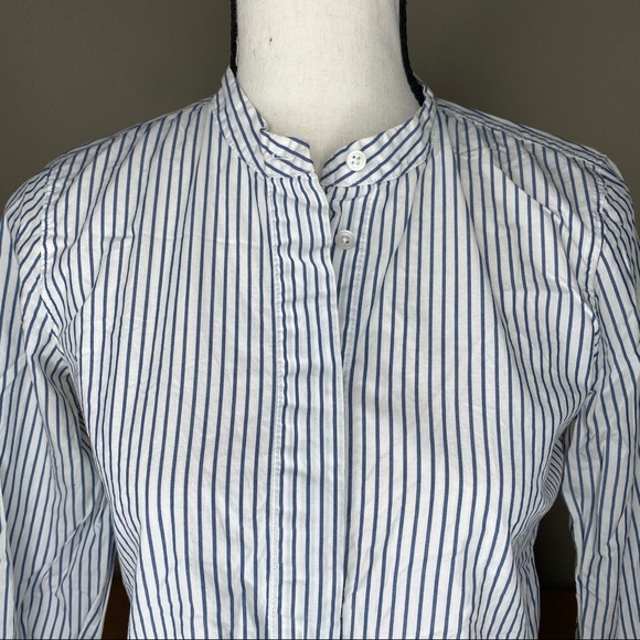 Madewell Lakeside Peplum Stripe Shirt - Picture 9 of 9